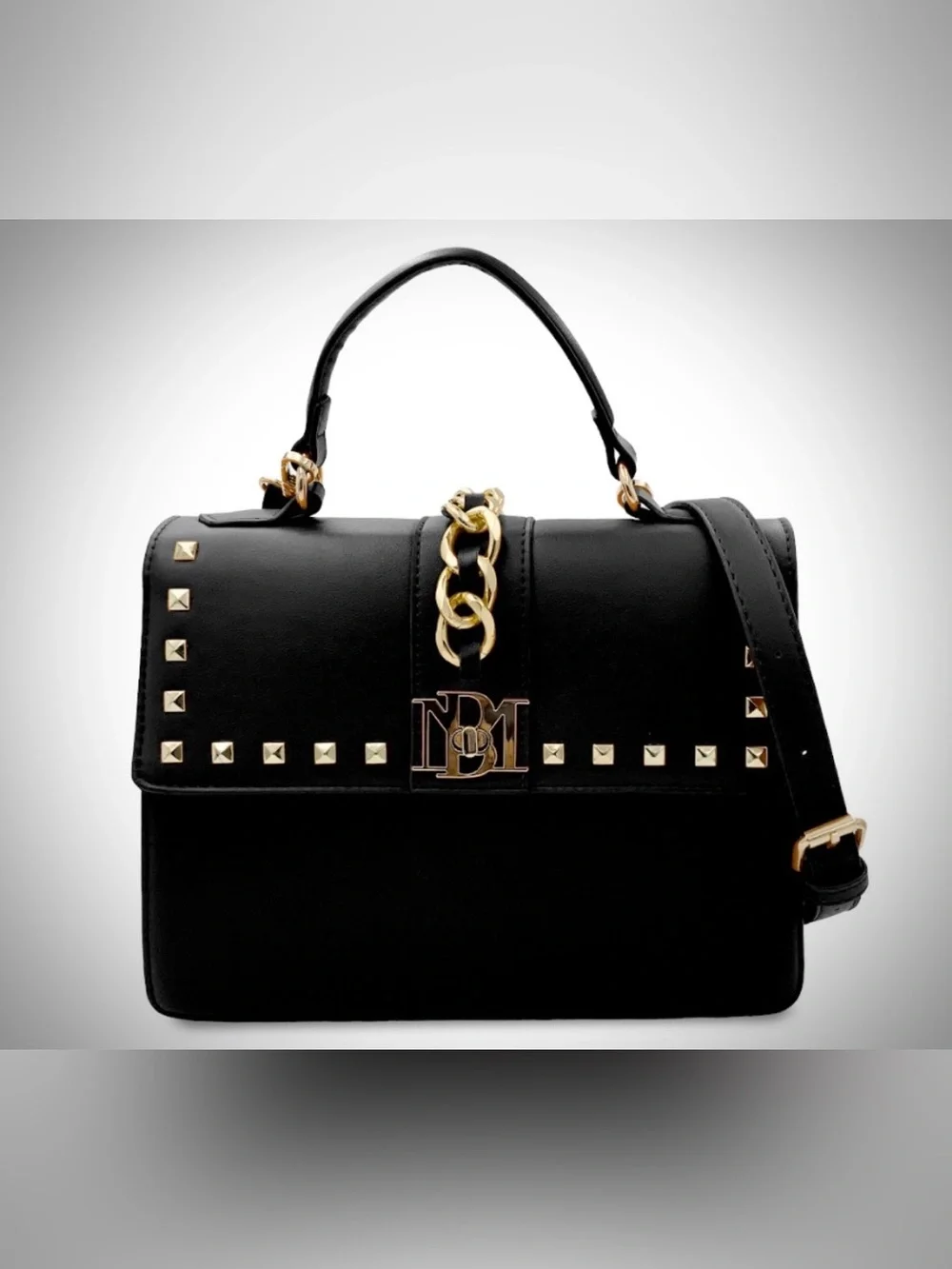 Badgley Mischka Women's Kelly Big Chain Crossbody Bag & Wallet Set